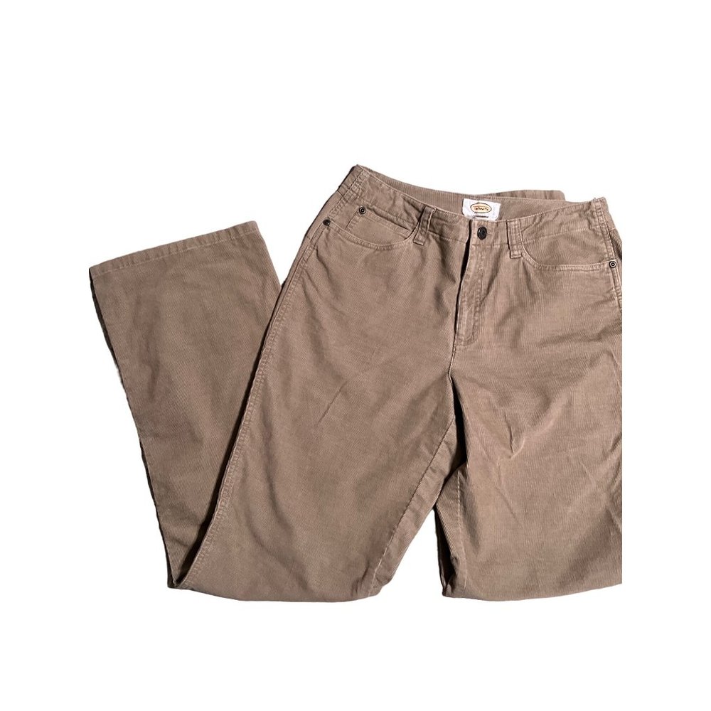Talbots‎ khaki corduroy jeans Women's Stretch Size 6